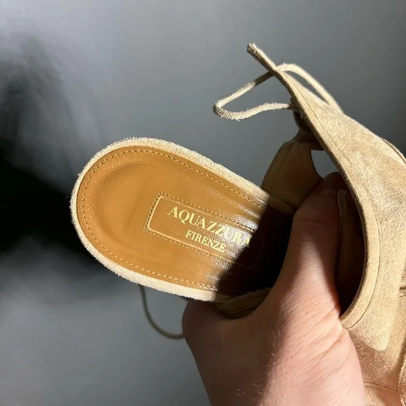 Aquazzura Sexy Thing Suede Pumps Size EU 39 - Picture 7 of 7